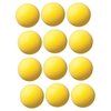 Champion Sports Uncoated Regular Density Foam Ball, 4in, Yellow, PK12 RD4